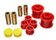 Energy Suspension 06-07 Mitsubishi Eclipse FWD Red Front Control Arm Bushing Set for offroad performance upgrades.