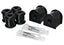 Energy Suspension 00-04 Dodge Dakota 4WD / 00-03 Durango 4WD Black 15mm Rear Sway Bar Bushing Set parts