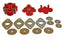 Energy Suspension Cab Mount Bushing - Red for offroad performance upgrades