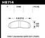 Hawk 2015 Ford F-250/350/450 Super Duty Front Brake Pads dimensions