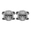KC HiLiTES 10-18 Jeep JK 4in. Gravity G4 LED Light 10w SAE/ECE Clear Fog Beam (Pair Pack System) for offroad lighting and electrical