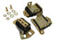 Energy Suspension 67-72 Camaro/64-72 Chevelle/63-82 Corvette Black Zinc 2 Engine & 1 Trans Mount Set with hardware.