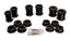 Energy Suspension 04-09 Cadillac XLR/XLR-V / 97-12 Corvette Black Rear End C/A Bushing Set for performance upgrades