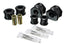 Energy Suspension 11-13 Ford Mustang Black 24mm Rear Sway Bar Bushings with accessories