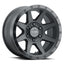 ICON Rebound 18x9 6x135 6mm Offset 5.25in BS 87.1mm Bore Double Black Wheel for offroad performance upgrades