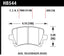 Hawk 06 Audi A6 Quattro Avant / 06-09 A6 Quattro HP+ Rear Brake Pads specifications diagram