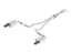 Borla Atak S Cat-Back 15-17 Ford Mustang GT 5.0L V8 MT/AT 2.5in pipe 4in tip (Black Chrome) exhaust system components