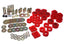 Energy Suspension 68-72 Oldsmobile Cutlass Red Body Mount Set components for suspension lift kits and offroad performance upgrades.