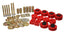 Energy Suspension 97-03 Ford F-100/F-150 2WD/F250 2WD & L-Duty Red Body (Ext Cab ONLY ) Mount Set components