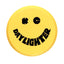 KC HiLiTES 6in. Round Hard Cover for Daylighter/SlimLite/Pro-Sport (Single) - Yellow w/Black Smile