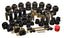 Energy Suspension 94-01 Dodge Ram 1500 2WD / 94-02 Ram 2500/3500 2WD Black Hyper-flex Master Bushing components set
