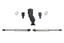 Fabtech 17-21 Ford F250/F350 4WD Dual Steering Stabilizer System w/DL 2.25 Shocks for offroad performance upgrades