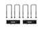 Eibach 2019 Chevrolet Silverado 1500 Pro-Truck Rear Lift-Blocks (+1in) with U bolts for offroad performance upgrades