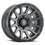 ICON Compression 17x8.5 6x5.5 0mm Offset 4.75in BS 106.1mm Bore Titanium Wheel for offroad performance upgrades
