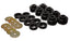 Energy Suspension 99-06 Silverado C1500/K1500/01-06 Silverado C2500/K2500 Black Body(cab) Mount Set components
