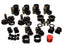 Energy Suspension 90-96 Nissan 300ZX Black Hyper-Flex Master Bushing Set (Sway bar end link bushings) for offroad performance upgrades.