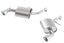 Borla 16-17 Chevy Camaro 3.6L V6 Single Split Rear Exit ATAK Axle-Back Exhaust system with polished tips