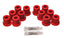 Energy Suspension 81-89 Toyota FJ40/FJ60 Landcruiser 2/4WD Red Front Leaf Spring Bushing (Set of 12) for offroad performance upgrades