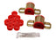Energy Suspension 95-98 Nissan 240SX (S14) Red 16mm Rear Sway Bar Frame Bushings