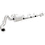 MagnaFlow Sys C/B 11-15 Ford Super Duty F250 6.2L EC CC, SS 3.5in Single Rear Pass Side Ext 5in Tip exhaust system.