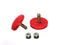 Energy Suspension Ultra Low Bump Stop - Red with nuts for offroad parts