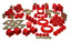 Energy Suspension 95-6/00 Toyota 4WD Pickup (Except T-100 & Tundra) Red Hyper-Flex Master Bushing S set of polyurethane parts