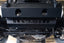 DV8 Offroad 18-23 Jeep Wrangler JL/JT Front Bumper Sway-Bar Disconnect Motor Skid Plate protecting undercarriage.