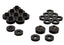 Energy Suspension CJ5-7 Body Mounts - Black for off road parts