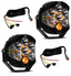 Baja Designs Jeep JL/JT Rubicon Steel Bumper LED Light Kit LP6 w/Upfitter - offroad lighting for Jeep Gladiator