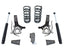MaxTrac 09-18 RAM 1500 2WD 4.5in/3in MaxPro Spindle Lift Kit w/MaxTrac Shocks components