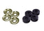 Energy Suspension Black Shock Tower Bushing Set 7/8in Nipple 3/8in ID 1-1/4in OD for offroad performance upgrades.