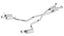 Borla 11-13 Dodge Durango R/T / 11-15 Durango Crew/Citadel AWD/RWD SS Catback Exhaust parts for improved performance.