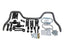 Hellwig 14-18 Chevrolet Silverado 1500 2/4WD Solid Heat Treated Chromoly 1-1/8in Rear Sway Bar and installation kit