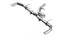 Borla 2024 Dodge Hornet R/T 1.3L 4-Cyl Turbo AT AWD Axle-Back Exhaust system in stainless steel