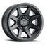 ICON Rebound 17x8.5 6x5.5 0mm Offset 4.75in BS 106.1mm Bore Satin Black Wheel for offroad performance upgrades.