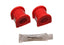 Energy Suspension 96-00 Honda Civic/CRX Red 22mm Front Sway Bar Bushings with lubricant
