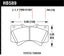 Hawk LTS Street Brake Pads specifications for Toyota Tundra