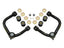 ICON 2007+ Toyota FJ / 2003+ Toyota 4Runner Tubular Upper Control Arm Delta Joint Kit components.