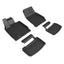 3D MAXpider 21-23 Porsche Taycan Kagu Black R1 R2 floor mats