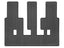 WeatherTech 2022+ Kia Carnival (8-Passenger) Rear 3rd Row FloorLiner - Black