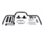 Hellwig 00-05 Ford Excursion 4WD 4-6in Lift Solid Heat Treated Chromoly 1-1/4in Rear Sway Bar parts