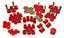Energy Suspension 79-85 Toyota 4WD Pickup (Except T-100 & Tundra) Red Hyper-Flex Master Bushing Set for offroad parts