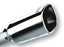 Borla 2.25in Inlet 3.28in x 3.5in Square Rolled Angle Cut x 7.88in Long Exhaust Tip for offroad truck accessories online.