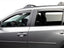 WeatherTech 19-24 Toyota RAV4 (Incl Hybrid) Front & Rear Side Window Deflectors - Dark Tint on silver SUV