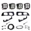 Baja Designs 2023+ Ford F-250/350 Squadron Racer/Pro Unlimited Dual Fog Pocket Light Kit w/ Upfitter