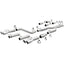 MagnaFlow 2017+ Dodge Challenger 409 SS Polished 3in Quad Tips Cat-Back Exhaust components