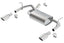 Borla 12-16 Jeep Wrangler 3.6L AT/MT 4WD Single Split Rr Exit Touring Exhaust components