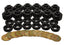 Energy Suspension Body Mount Set - Black for offroad performance upgrades