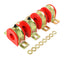 Energy Suspension 1-1/16in GM Greaseable S/B Set - Red for enhanced off road parts and suspension lift kits