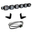 Baja Designs 2021+ Ford Bronco 6 XL Linkable Light Bar Kit Steel Bumper Mount w/Upfitter and accessories